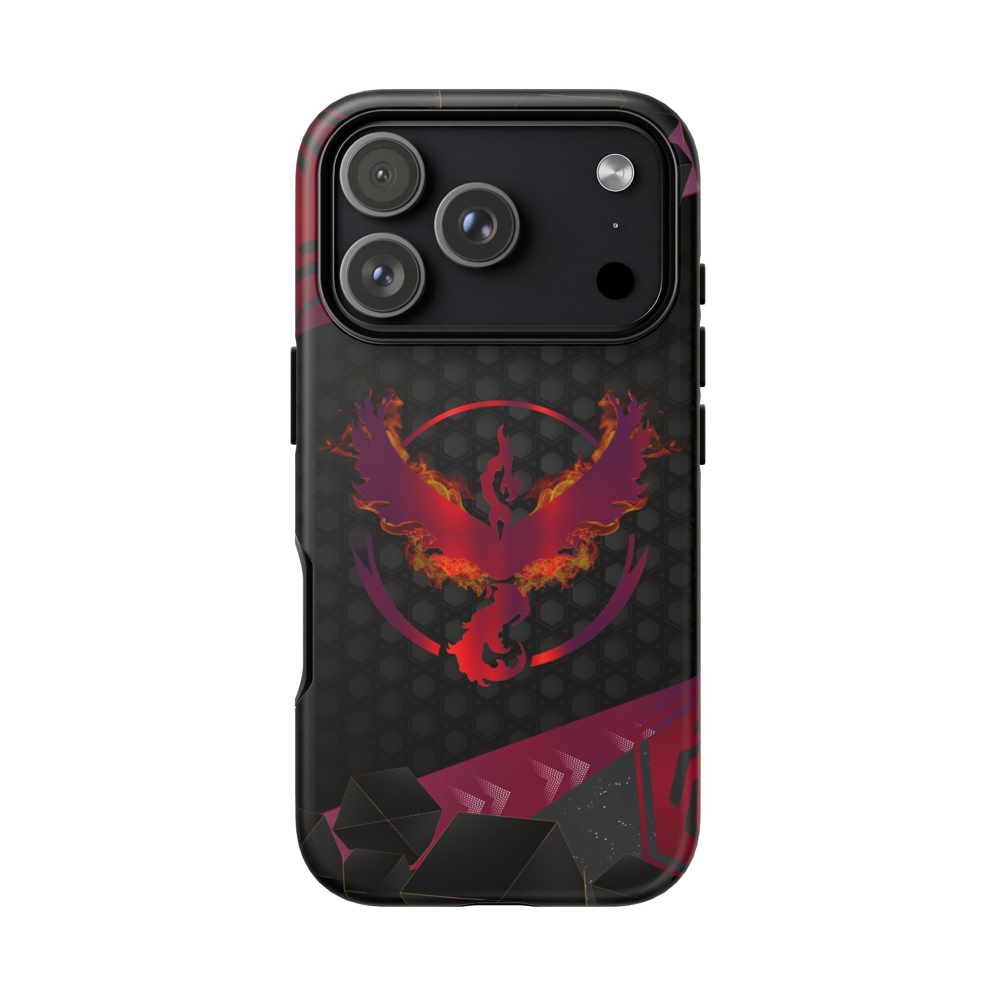 Pokémon Phone Case – Team Valor Tough & Rugged Dual-Layer Protection for iPhone, Samsung, Pixel | Wireless Charging Ready