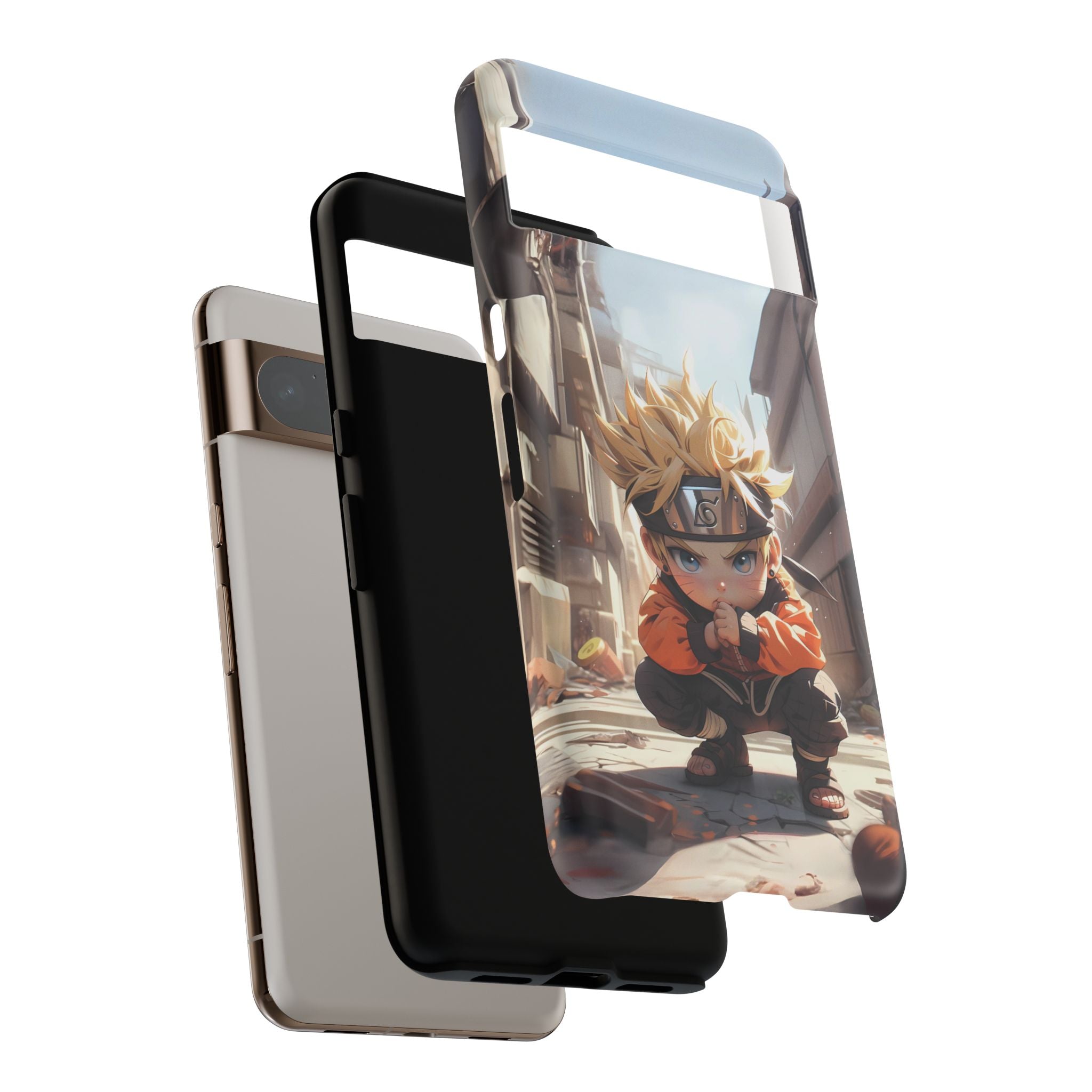 Chibi Naruto Tough Phone Case – Anime Protective Case for iPhone & Samsung, UV Resistant, Durable & Stylish