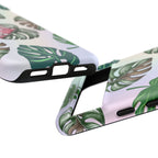 Tough Cases - Monstera Leaf Themed Phone Protection for iPhone, Samsung, and Google Pixel (Matte/Glossy)
