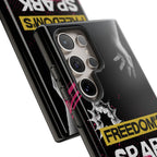Tough Cases - Freedom's Spark Motivationsl Themed Phone Protection for iPhone, Samsung, and Google Pixel (Matte/Glossy)