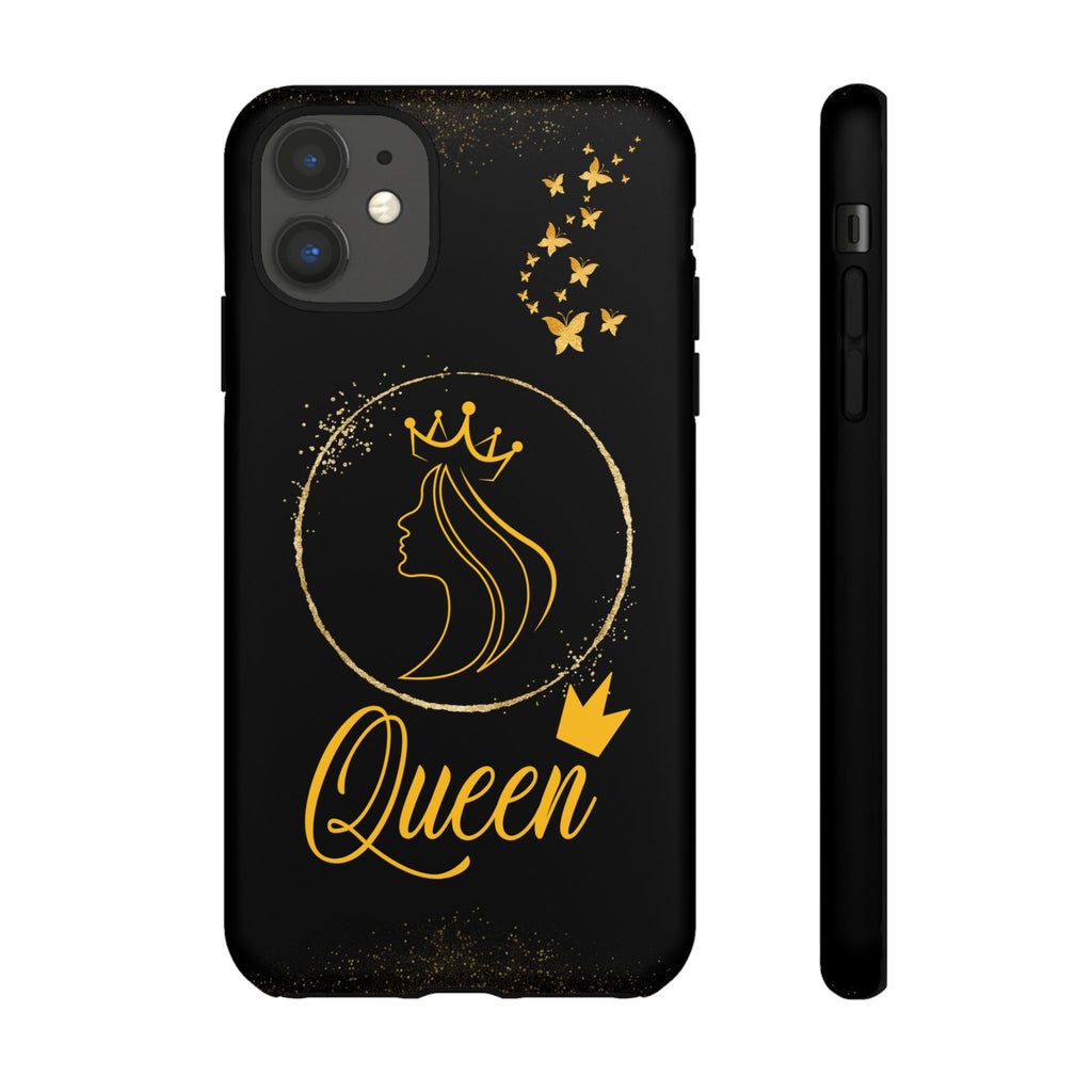 Tough Case Queen Phone Case – Matte & Glossy Crown Design for iPhone, Samsung & Pixel iPhone 11 Matte