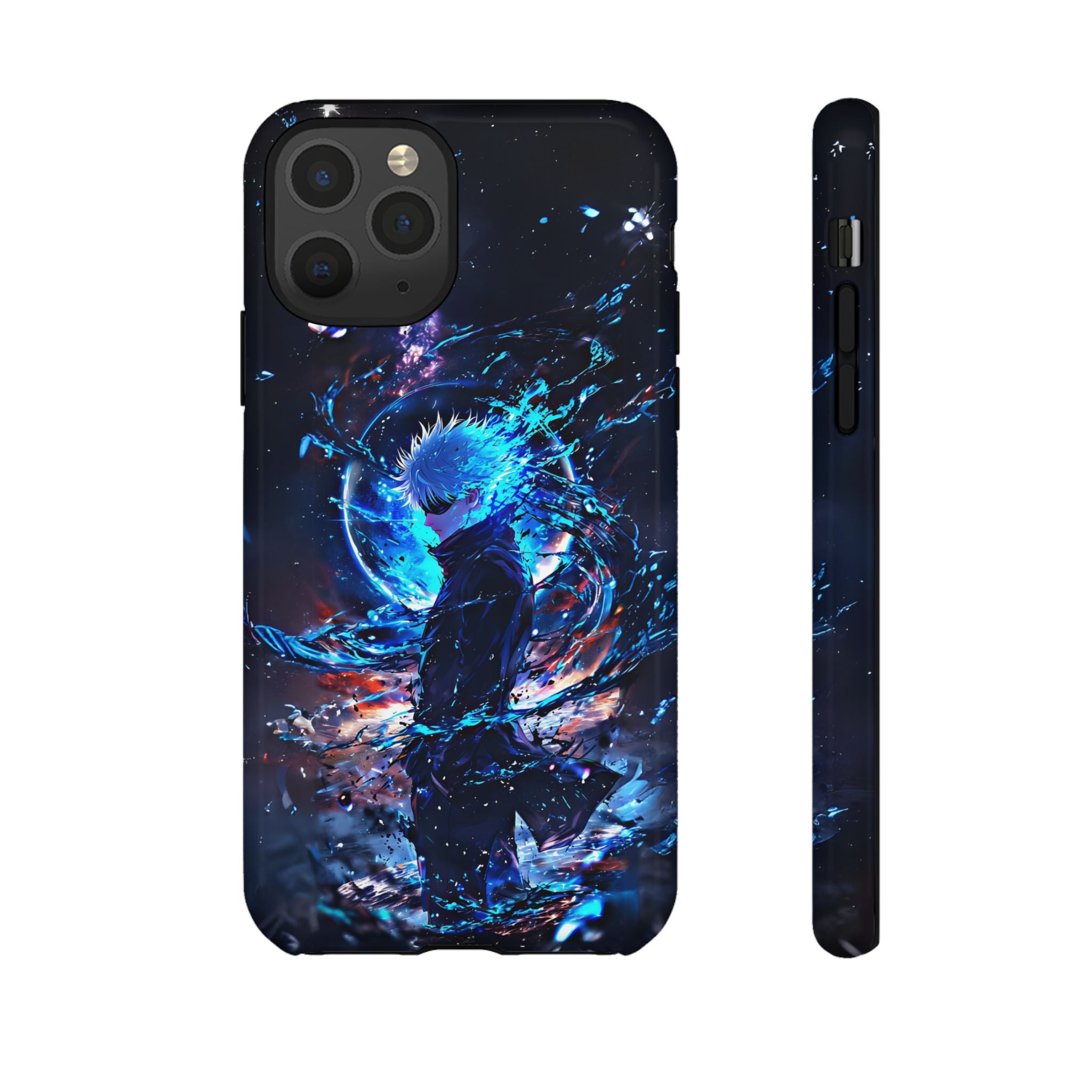 Anime Tough Phone Case – Gojou Satoru Design for iPhone, Samsung, and Google Pixel
