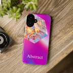 Vibrant 3D Cube Phone Case - Colorful Gradient Art for iPhone, Samsung & Pixel