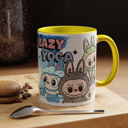 Mug Lazy Yoga Monsters Coffee Mug - Fun Accent Mug for Yoga Lovers