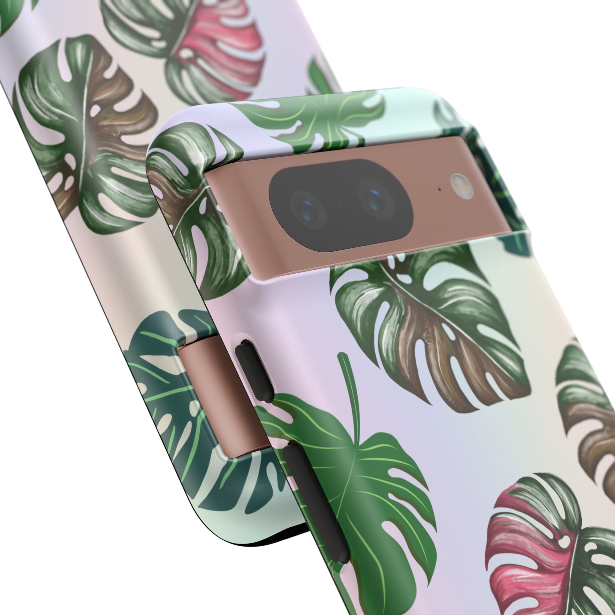 Tough Cases - Monstera Leaf Themed Phone Protection for iPhone, Samsung, and Google Pixel (Matte/Glossy)