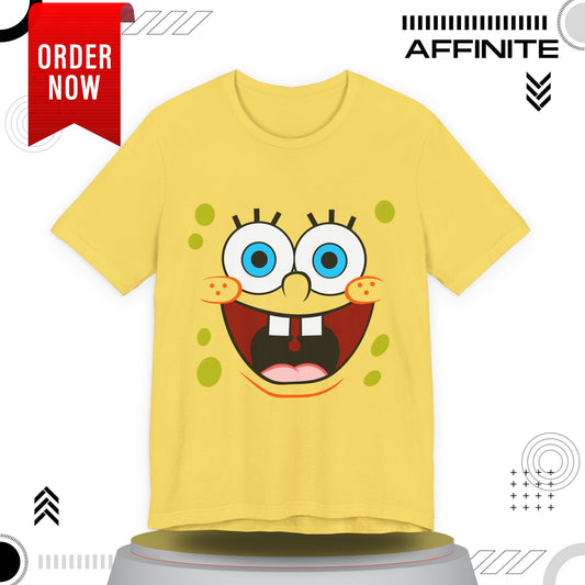T-Shirt Cartoon Clothing - Spongebob Graphic Tee (Patrick & Mr. Krab)