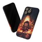 Chibi Nezuko Kamado Tough Phone Case – Anime Protective Case for iPhone & Samsung, UV Resistant, Durable & Stylish