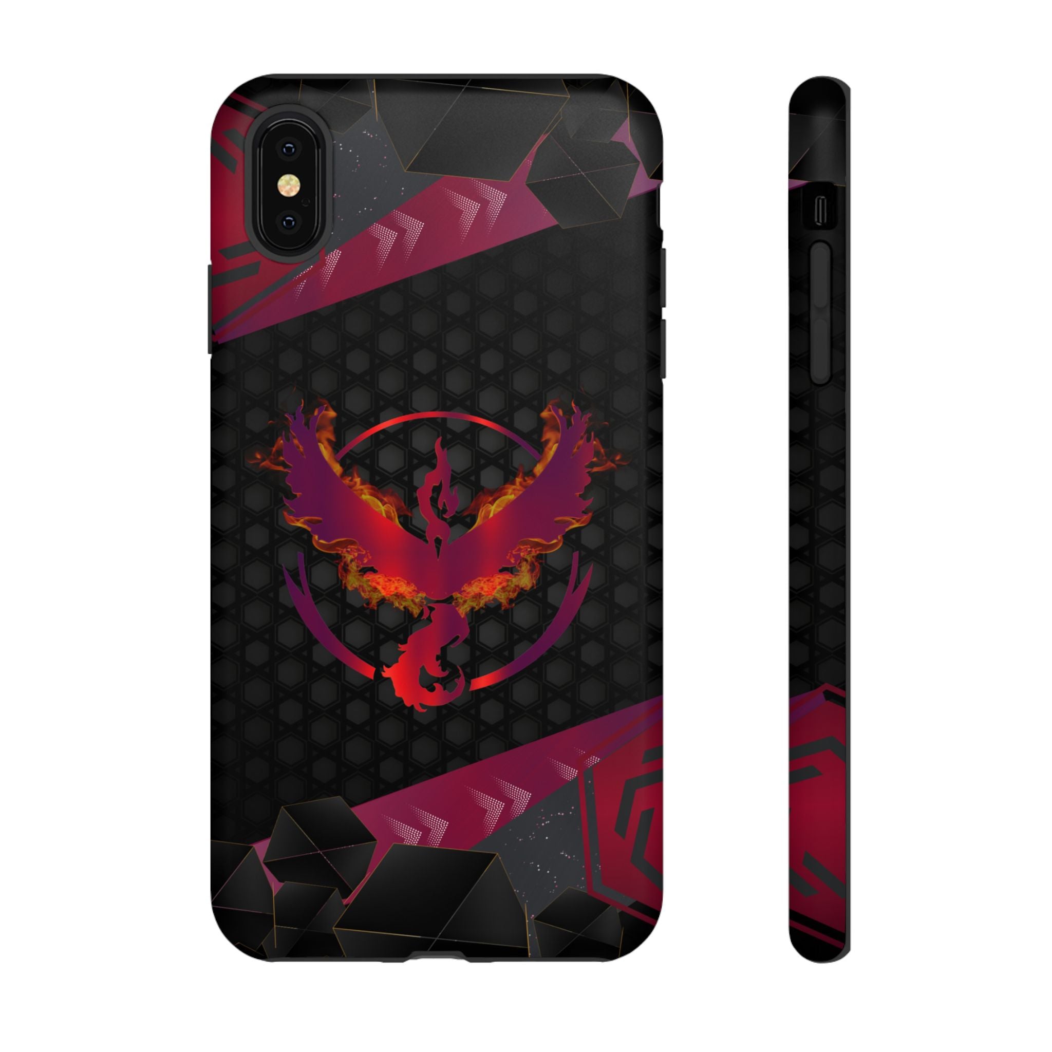 Pokémon Phone Case – Team Valor Tough & Rugged Dual-Layer Protection for iPhone, Samsung, Pixel | Wireless Charging Ready