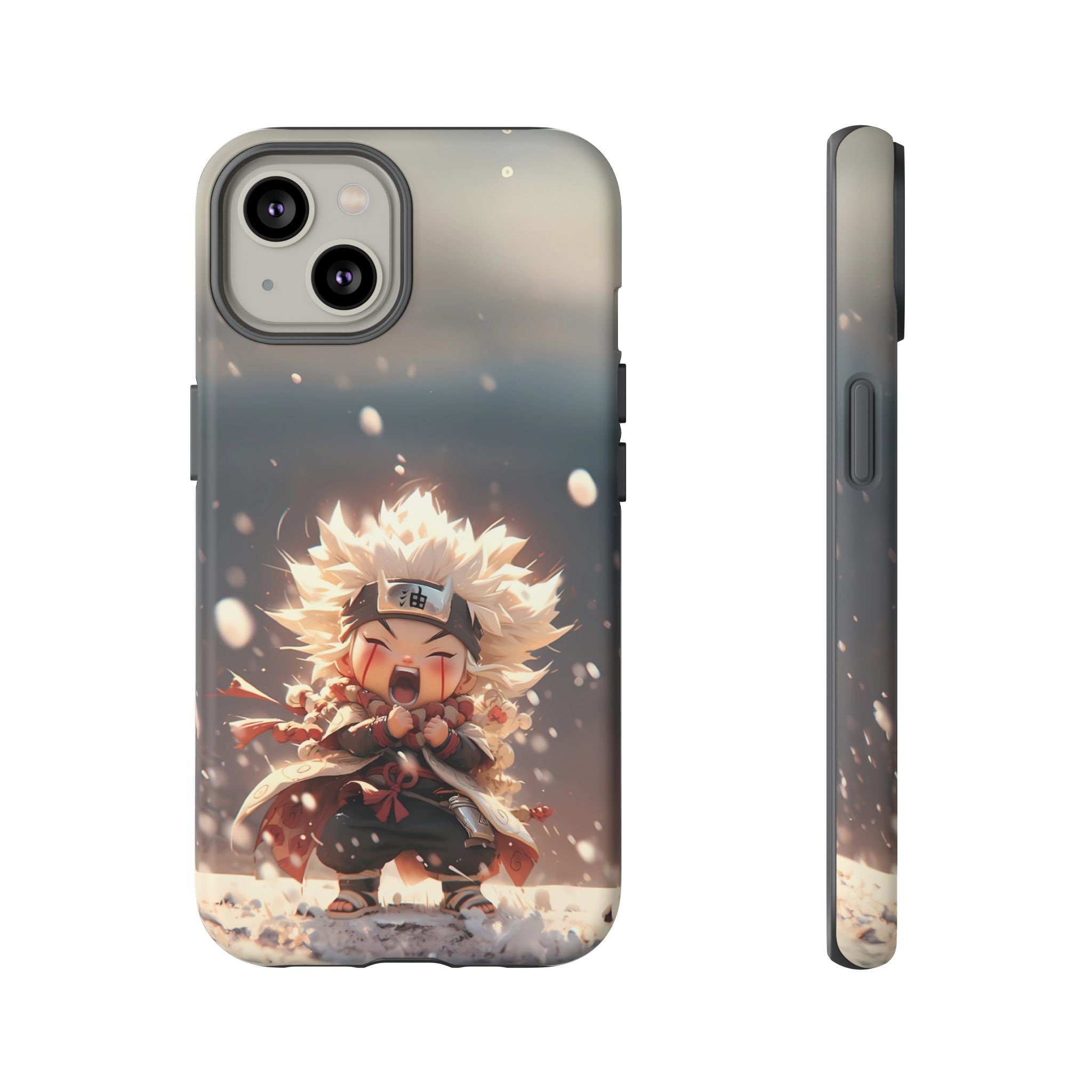 Anime Phone Case – Chibi Jiraiya Tough Protective Case for iPhone & Samsung