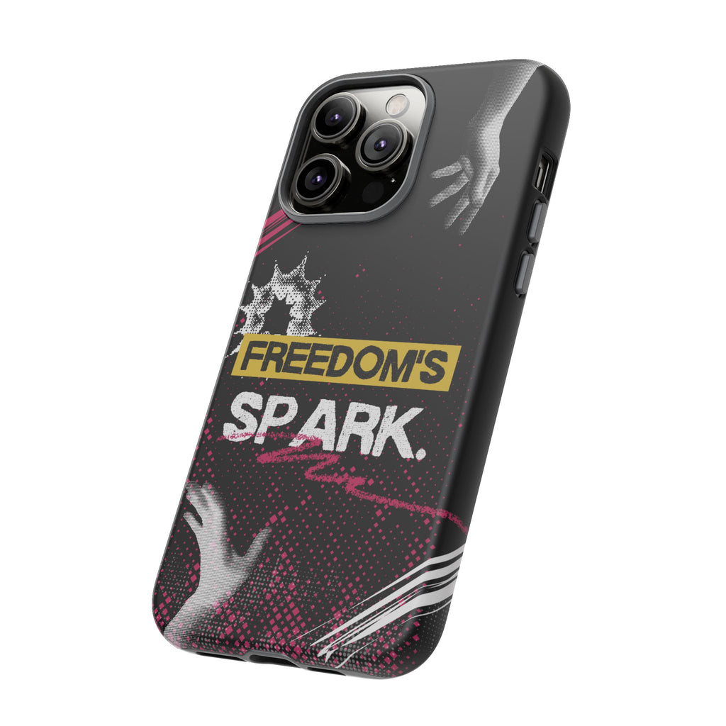 Tough Cases - Freedom's Spark Motivationsl Themed Phone Protection for iPhone, Samsung, and Google Pixel (Matte/Glossy)