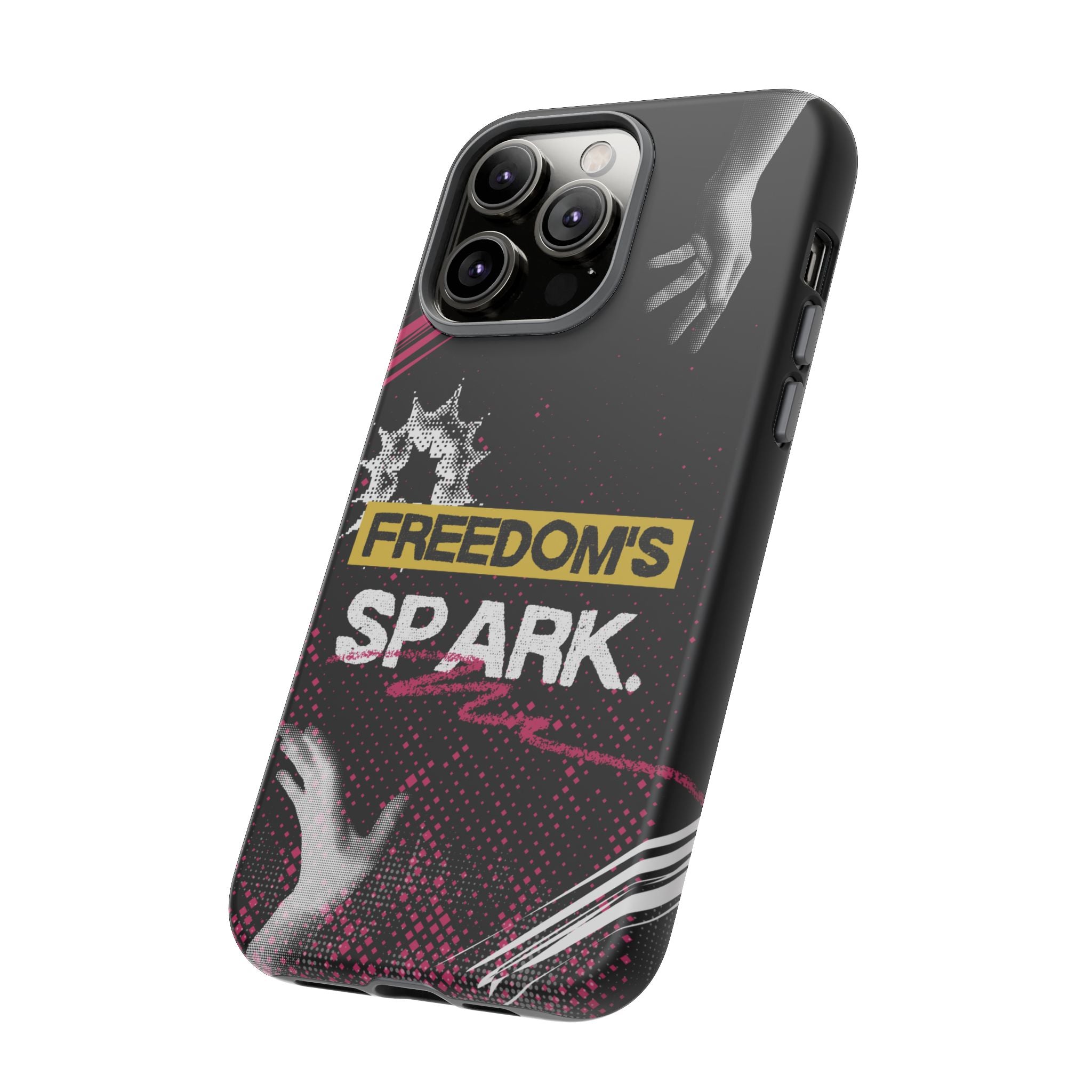 Tough Cases - Freedom's Spark Motivationsl Themed Phone Protection for iPhone, Samsung, and Google Pixel (Matte/Glossy)