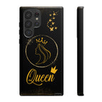 Tough Case Queen Phone Case – Matte & Glossy Crown Design for iPhone, Samsung & Pixel Samsung Galaxy S22 Ultra Glossy