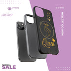 Tough Case Queen Phone Case – Matte & Glossy Crown Design for iPhone, Samsung & Pixel