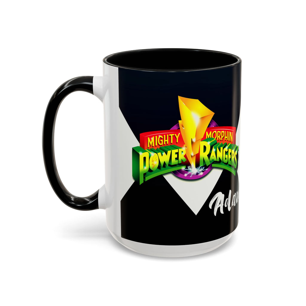 Mighty Morphin Power Rangers Black Ranger Ceramic Mug - 11oz & 15oz Coffee Mug - Accent Mug for Pop Culture Fans