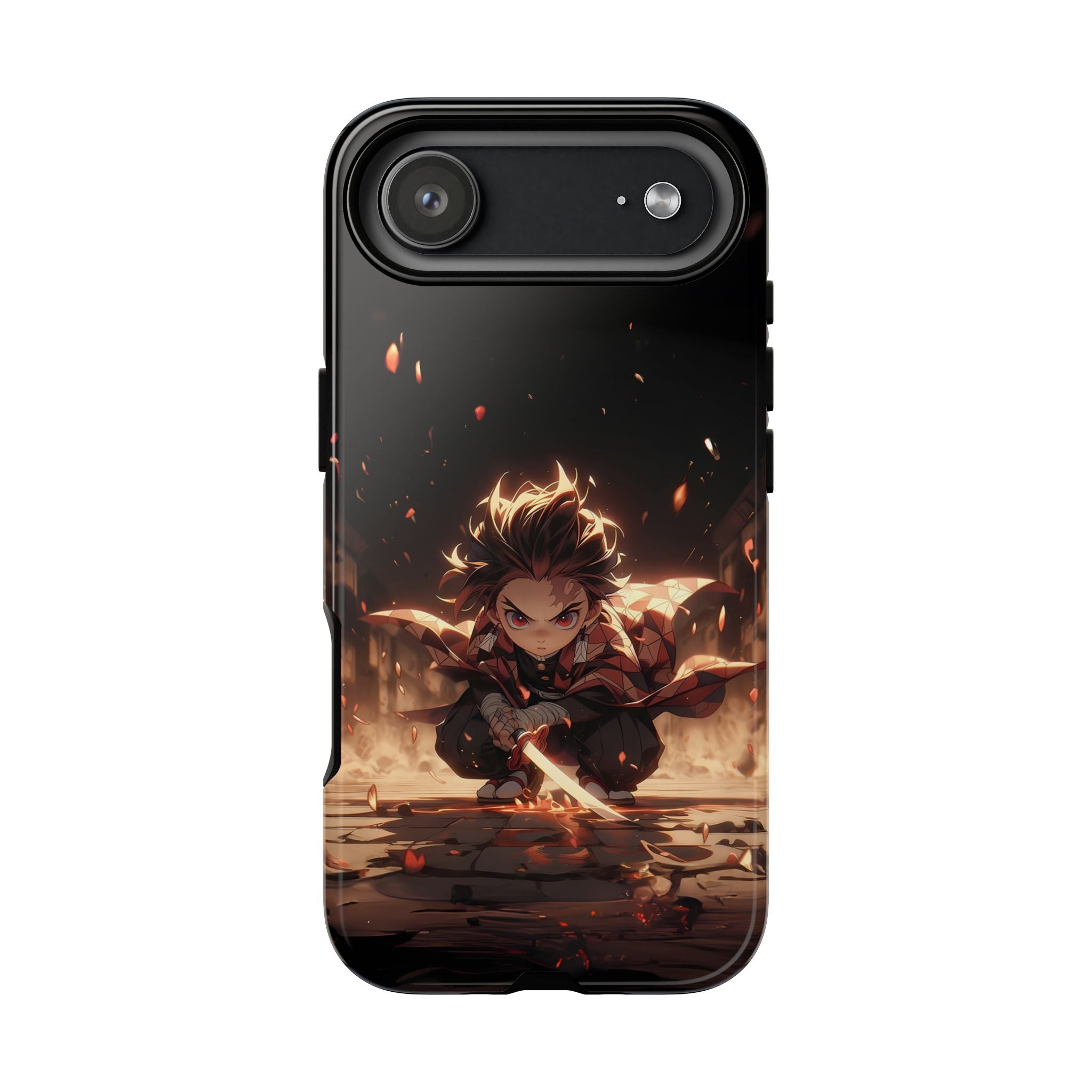 Tough Phone Case – Chibi Tanjiro Kamado Anime Protective Case for iPhone & Samsung
