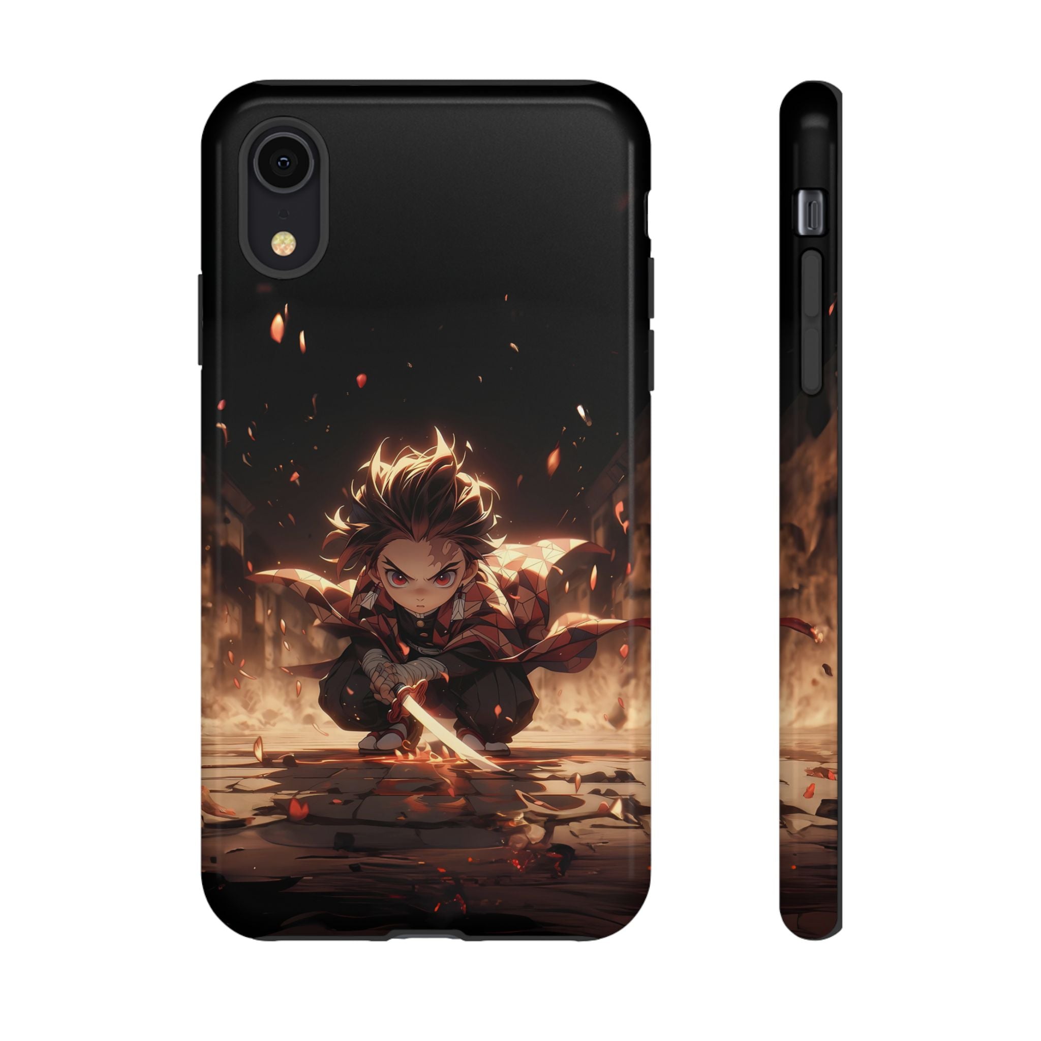 Tough Phone Case – Chibi Tanjiro Kamado Anime Protective Case for iPhone & Samsung