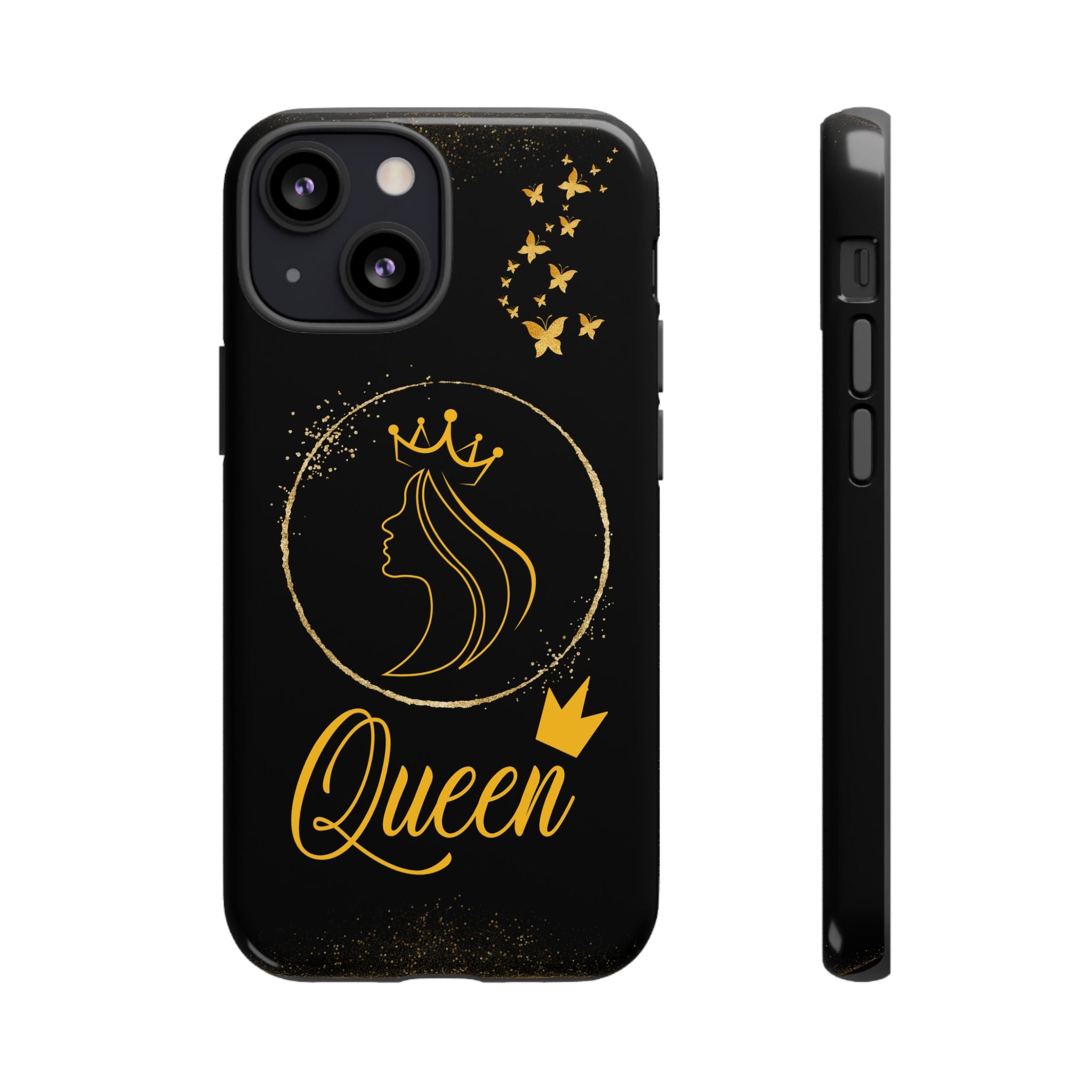 Tough Case Queen Phone Case – Matte & Glossy Crown Design for iPhone, Samsung & Pixel iPhone 13 Mini Glossy
