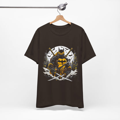 T-Shirt Ninja Batman Tee | Unisex Jersey Graphic T-Shirt Brown