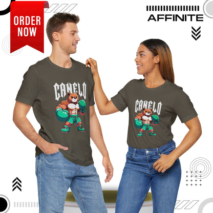 T-Shirt Boxing Bear T-Shirt - Unisex Jersey Short Sleeve Tee Inspired by Canelo
