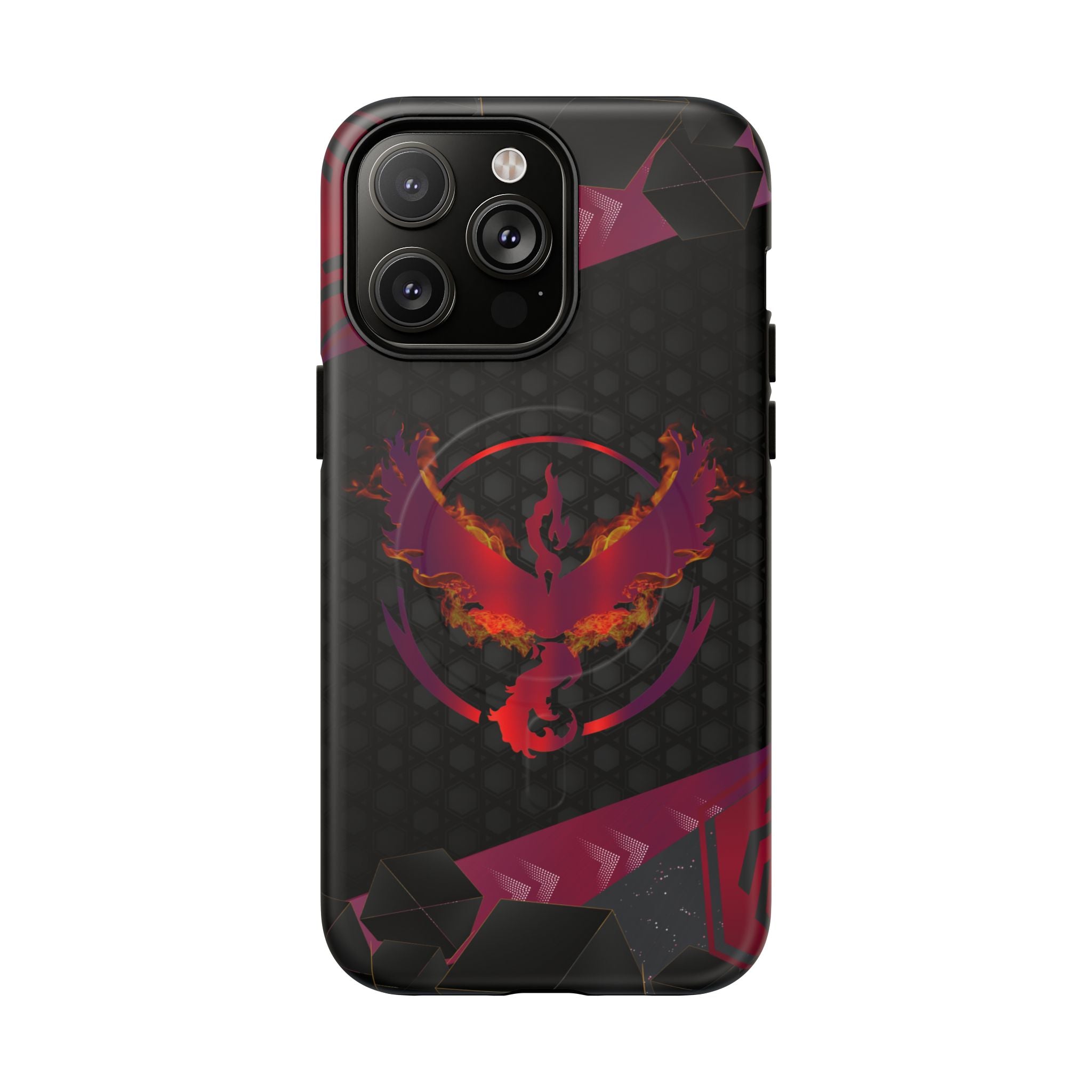 Pokémon Phone Case – Team Valor Tough MagSafe for iPhone 15, 16, 17 | Dual-Layer Armor + Magnetic Charging