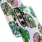 Tough Cases - Monstera Leaf Themed Phone Protection for iPhone, Samsung, and Google Pixel (Matte/Glossy)