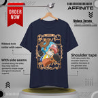 T-Shirt Anime-Inspired Unisex Short Sleeve Tee - 100% Cotton Chopper T-Shirt by Bella+Canvas Navy