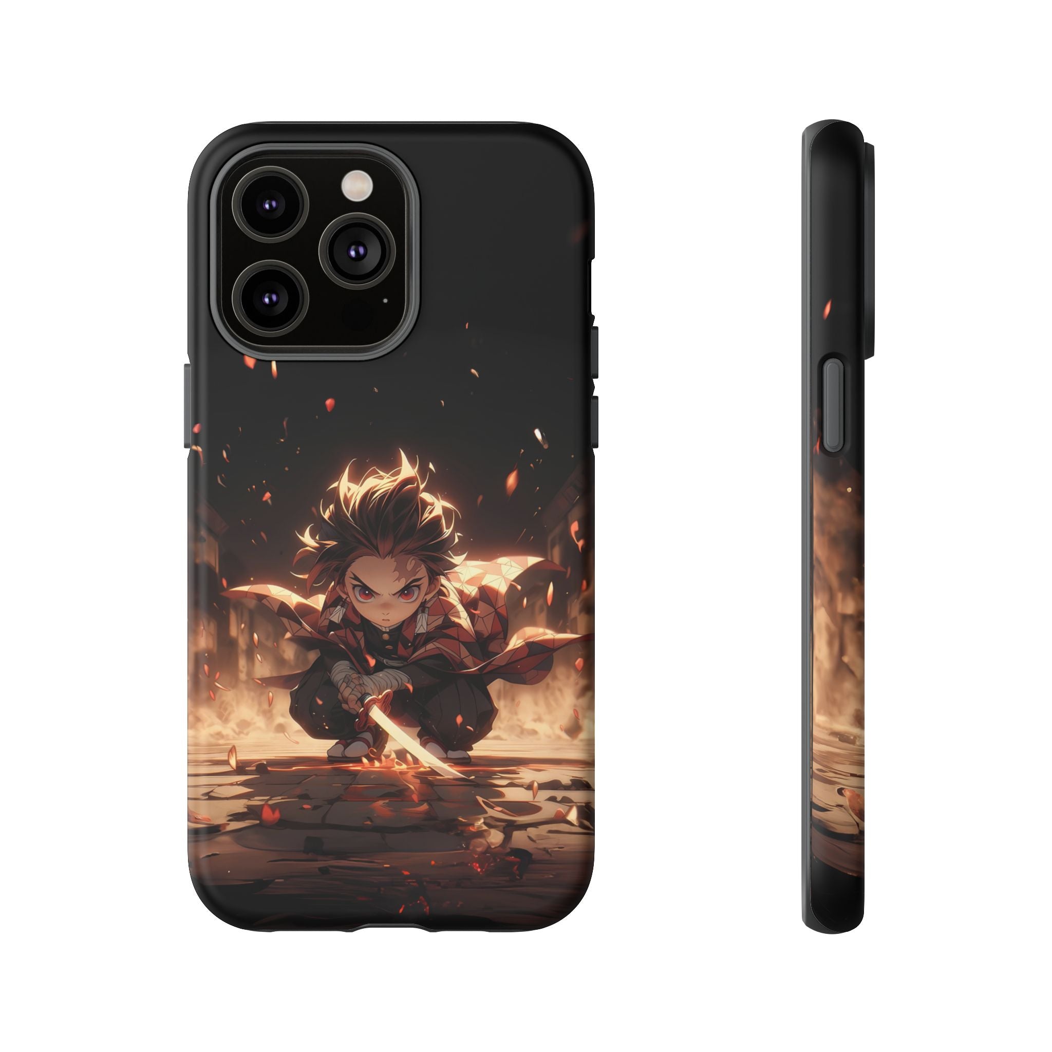 Tough Phone Case – Chibi Tanjiro Kamado Anime Protective Case for iPhone & Samsung