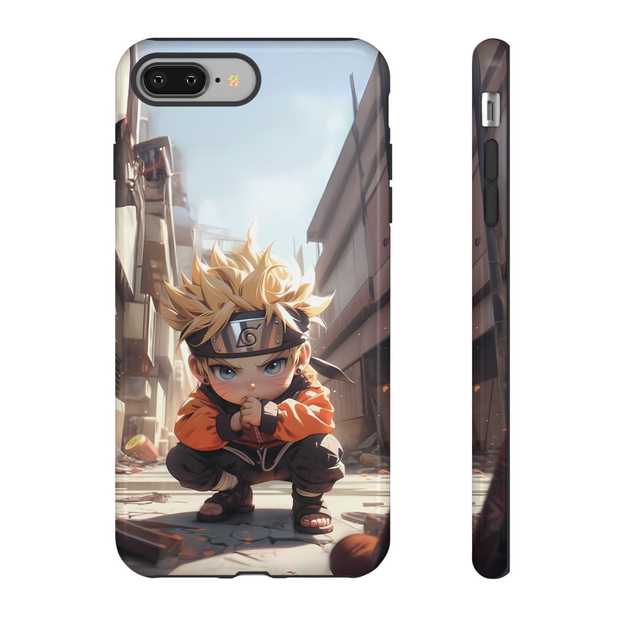 Chibi Naruto Tough Phone Case – Anime Protective Case for iPhone & Samsung, UV Resistant, Durable & Stylish