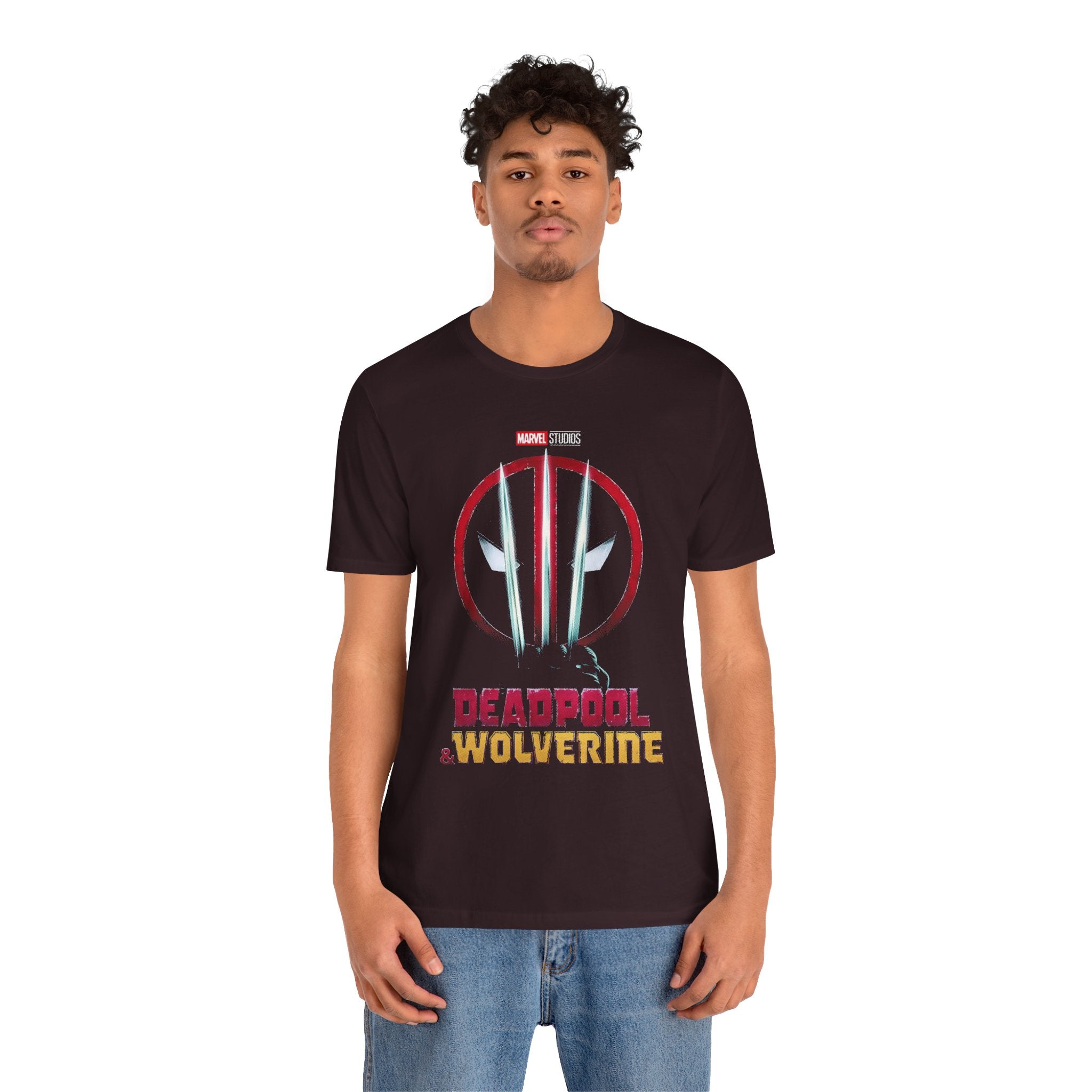 T-Shirt Marvel Deadpool & Wolverine Unisex Jersey Tee - Graphic T-Shirt for Comic Fans
