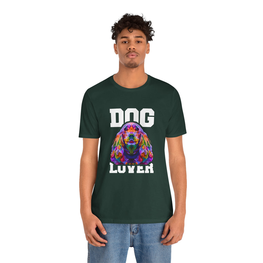 T-Shirt Dog Lover Graphic Tee | Unisex Short Sleeve T-Shirt for Dog Enthusiasts