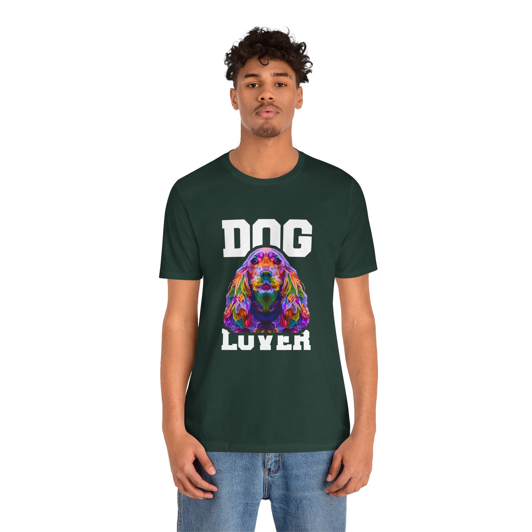 T-Shirt Dog Lover Graphic Tee | Unisex Short Sleeve T-Shirt for Dog Enthusiasts