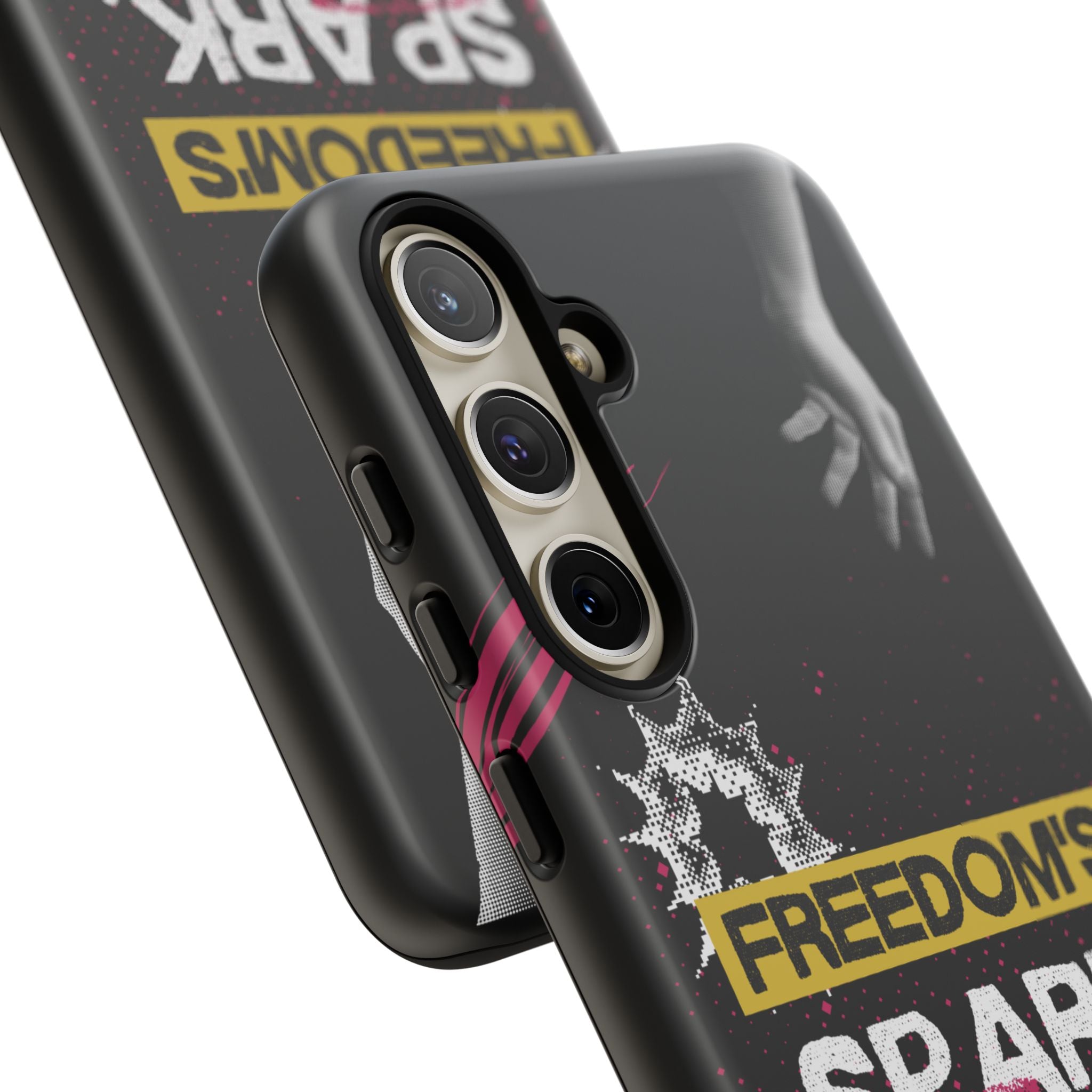Tough Cases - Freedom's Spark Motivationsl Themed Phone Protection for iPhone, Samsung, and Google Pixel (Matte/Glossy)