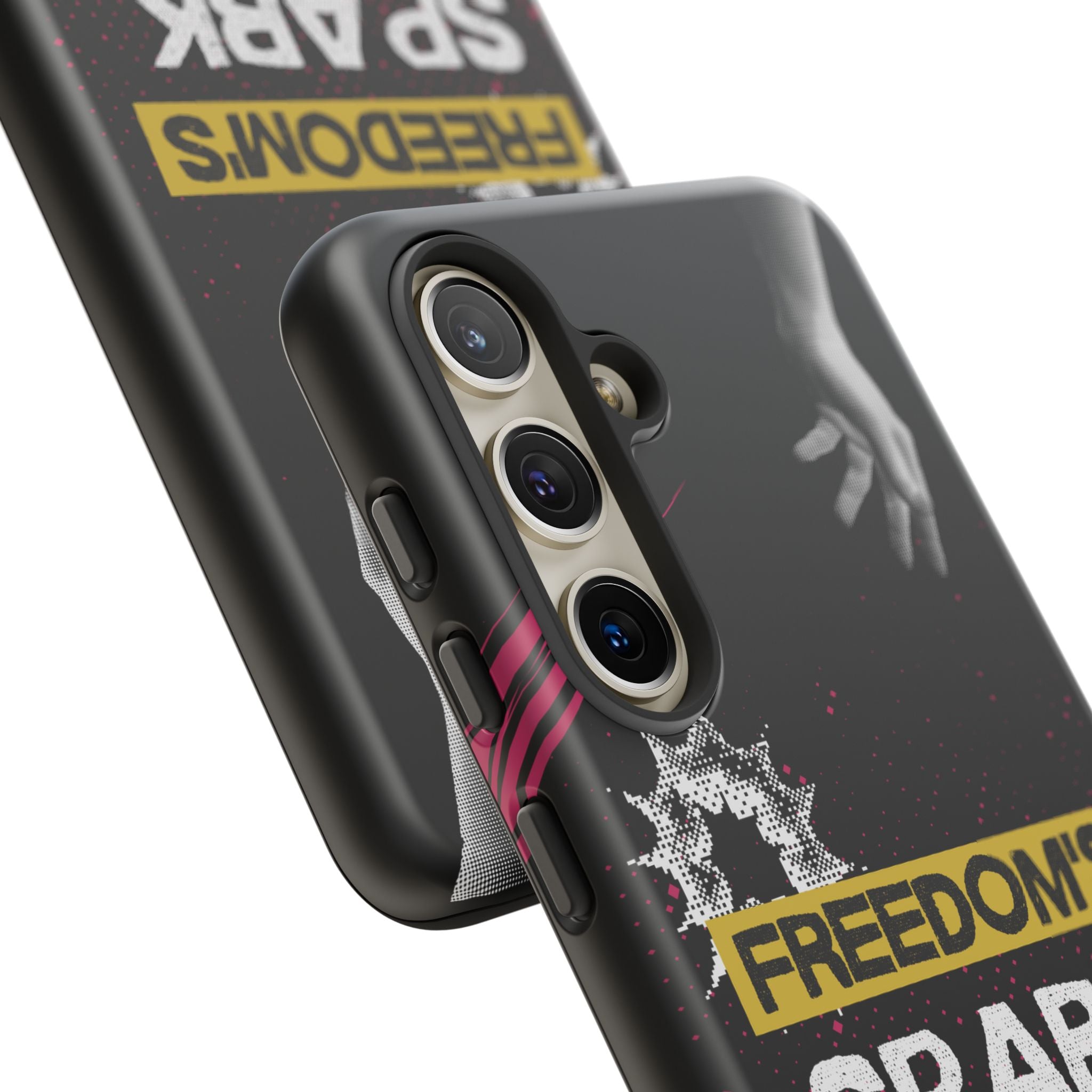 Tough Cases - Freedom's Spark Motivationsl Themed Phone Protection for iPhone, Samsung, and Google Pixel (Matte/Glossy)