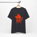 T-Shirt Unisex Dragon Graphic Tee - Perfect for Gamers, Anime Lovers, Casual Wear, Birthday Gifts, Fun Events, Cozy Vibes Dark Grey
