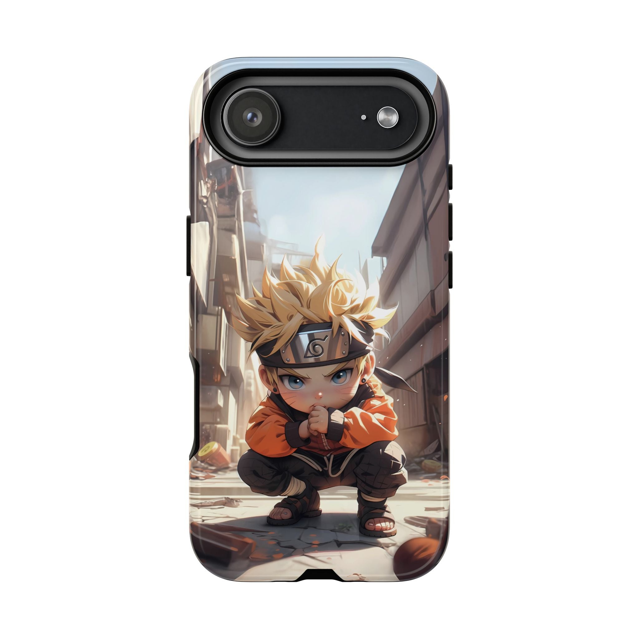 Chibi Naruto Tough Phone Case – Anime Protective Case for iPhone & Samsung, UV Resistant, Durable & Stylish