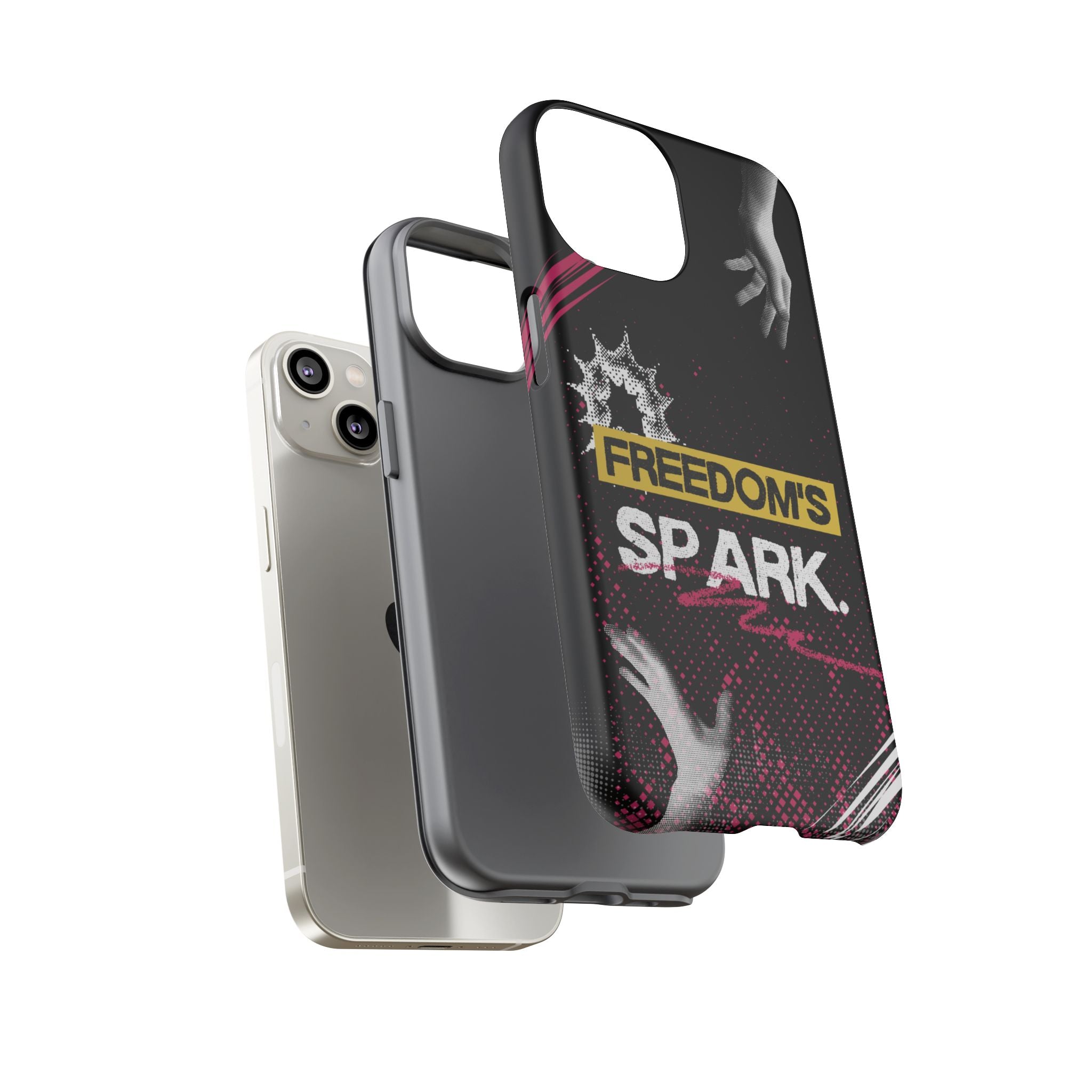 Tough Cases - Freedom's Spark Motivationsl Themed Phone Protection for iPhone, Samsung, and Google Pixel (Matte/Glossy)