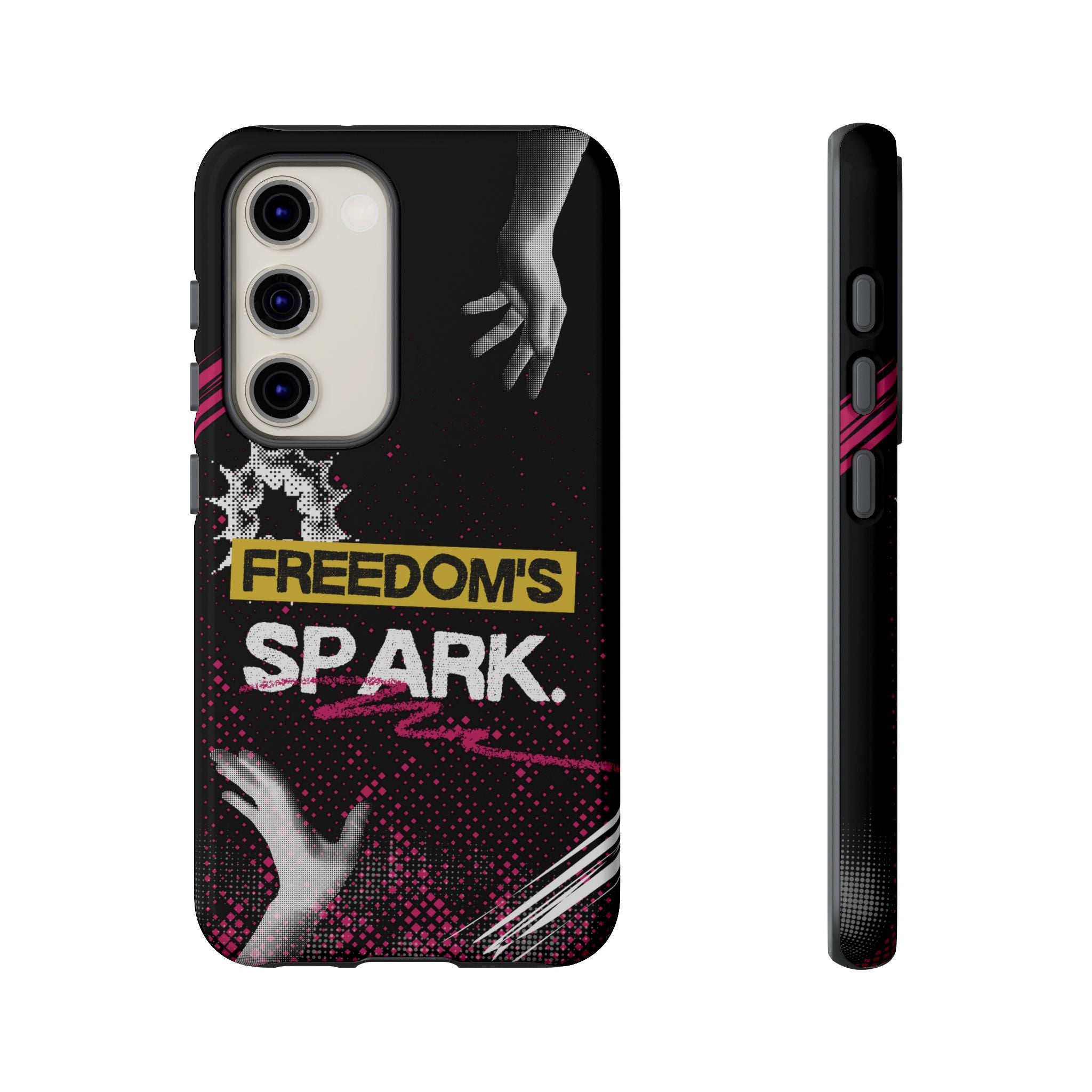 Tough Cases - Freedom's Spark Motivationsl Themed Phone Protection for iPhone, Samsung, and Google Pixel (Matte/Glossy)