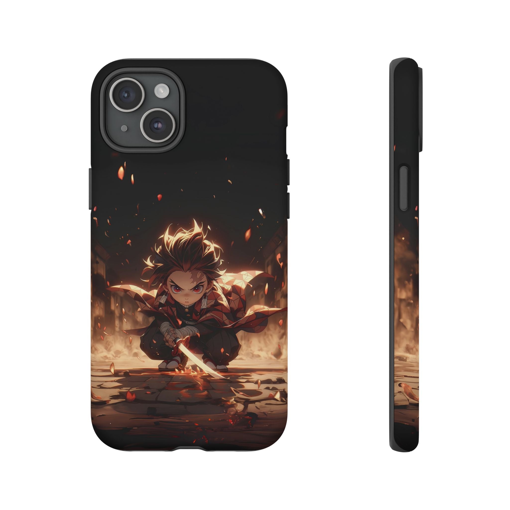 Tough Phone Case – Chibi Tanjiro Kamado Anime Protective Case for iPhone & Samsung