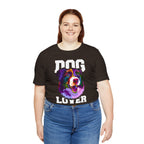 T-Shirt Unisex Dog Lover Shirt | Graphic T-Shirt with Dog Design and 'Dog Lover' Text