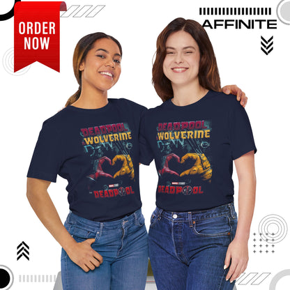 T-Shirt Deadpool Wolverine T-Shirt | Marvel Unisex Graphic Tee | Perfect Gift for Fans