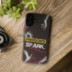 Tough Cases - Freedom's Spark Motivationsl Themed Phone Protection for iPhone, Samsung, and Google Pixel (Matte/Glossy)