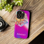 Vibrant 3D Cube Phone Case - Colorful Gradient Art for iPhone, Samsung & Pixel