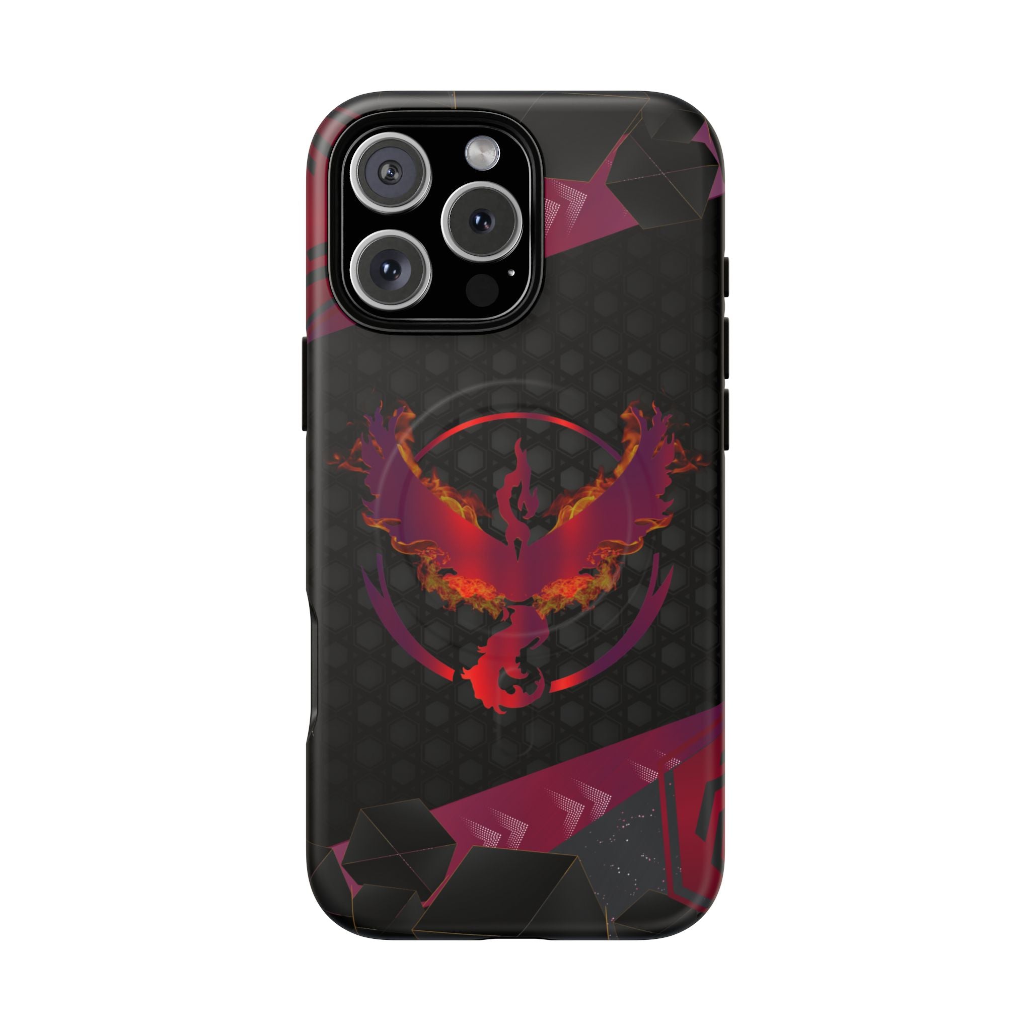 Pokémon Phone Case – Team Valor Tough MagSafe for iPhone 15, 16, 17 | Dual-Layer Armor + Magnetic Charging