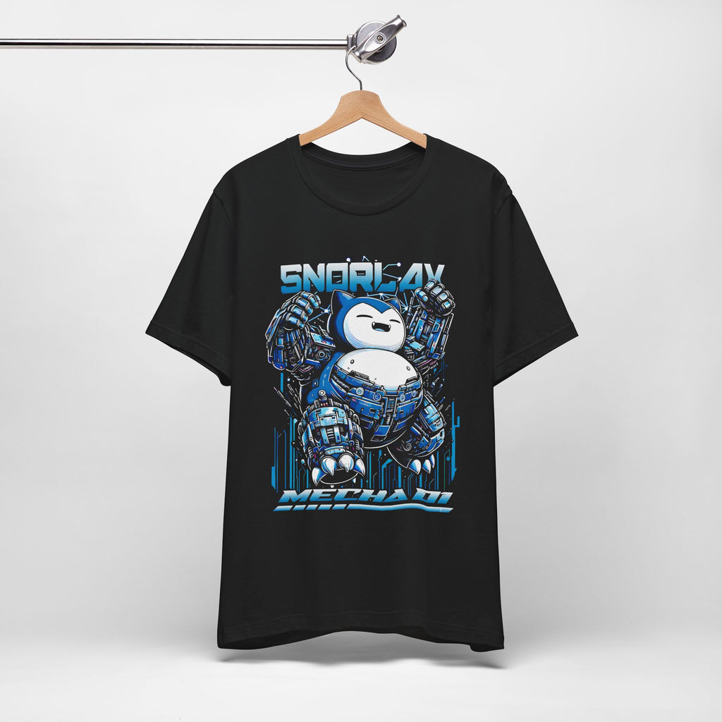 Robot Snorlax Shirt – Anime-Inspired Graphic Tee by Bella+Canvas
