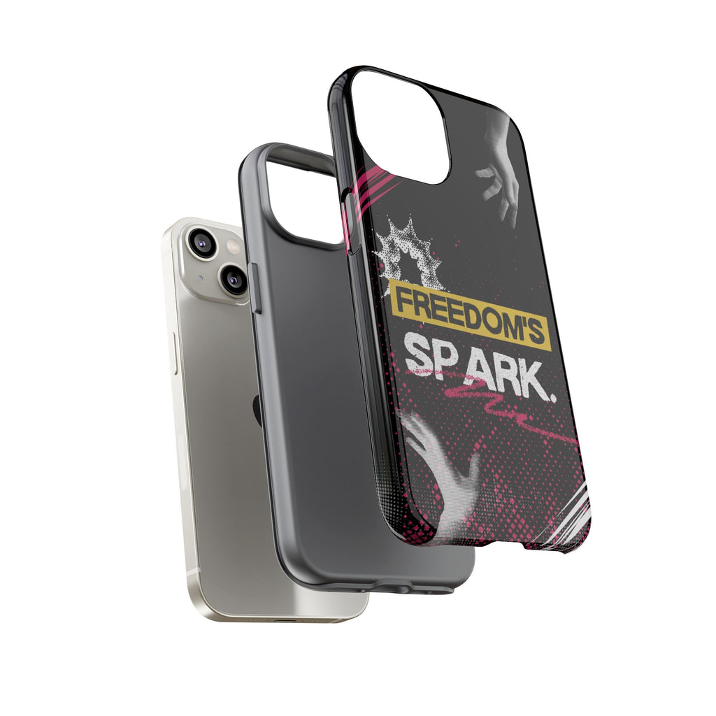 Tough Cases - Freedom's Spark Motivationsl Themed Phone Protection for iPhone, Samsung, and Google Pixel (Matte/Glossy)
