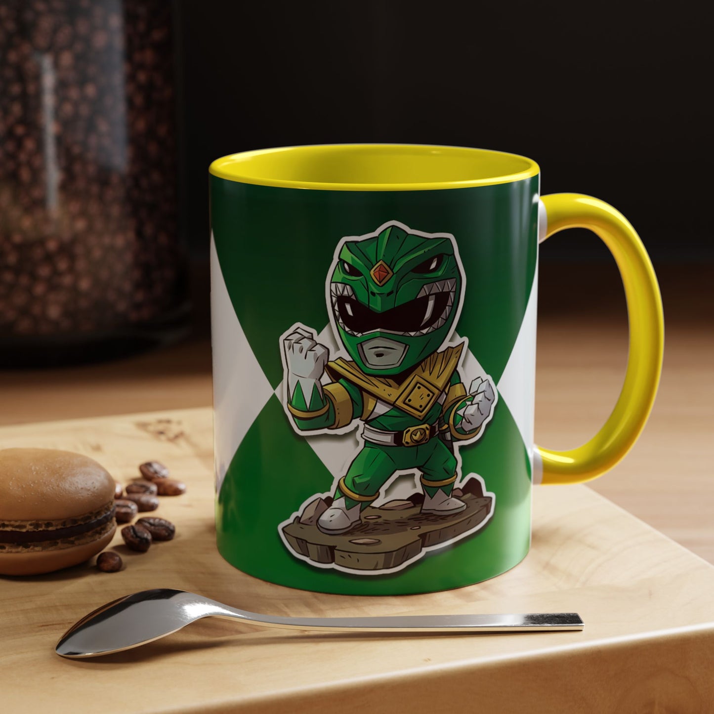 Mug Green Ranger Mug – 11oz & 15oz Mighty Morphin Power Rangers Ceramic Cup