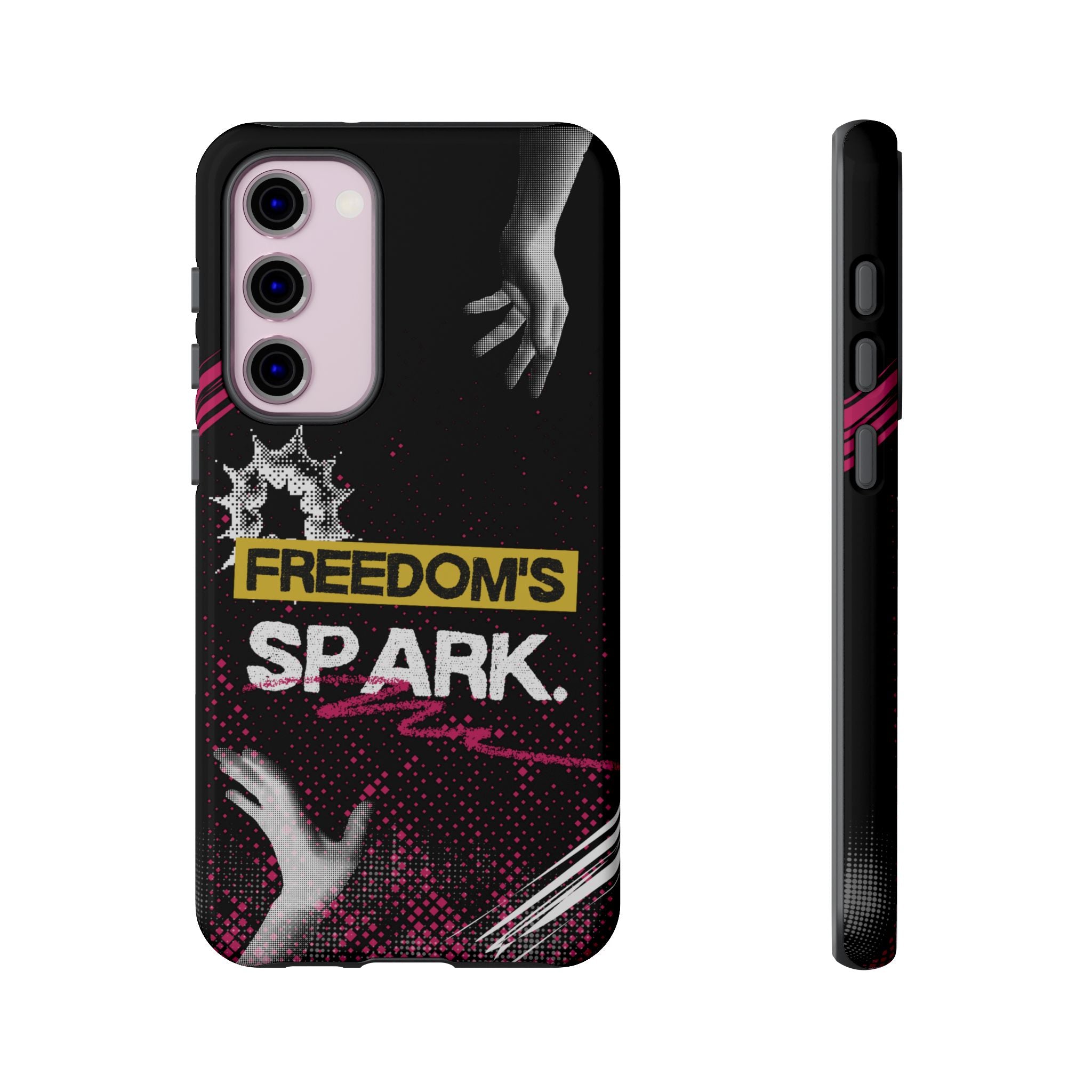 Tough Cases - Freedom's Spark Motivationsl Themed Phone Protection for iPhone, Samsung, and Google Pixel (Matte/Glossy)