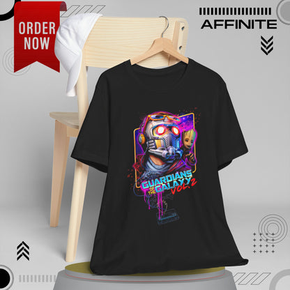 T-Shirt Guardians of the Galaxy Vol 2 T-Shirt – Retro Marvel Graphic Tee (Unisex)