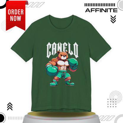 T-Shirt Boxing Bear T-Shirt - Unisex Jersey Short Sleeve Tee Inspired by Canelo