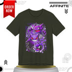 Ghostly Kanto Vibes Unisex Jersey Short Sleeve Tee - Spooky Design